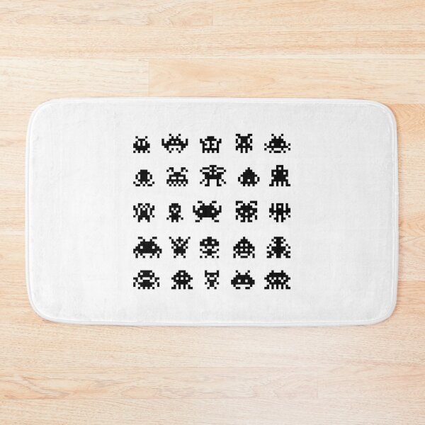 Item preview, Space Invaders Patterns 8 Bit designed and sold by LeGrizou.