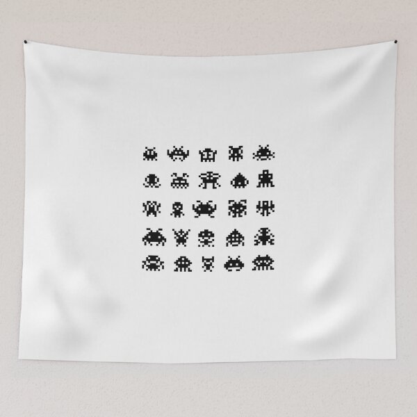 Item preview, Space Invaders Patterns 8 Bit designed and sold by LeGrizou.