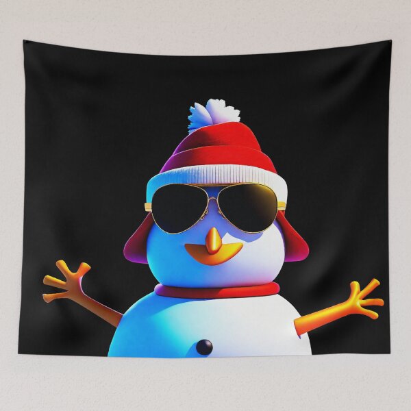 Item preview, Snowman Vibes: Cool in Sunglasses designed and sold by GranitTR.
