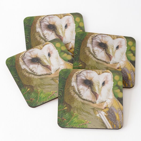 Item preview, Oil painting barn owl designed and sold by Yue Zeng Art Studio.