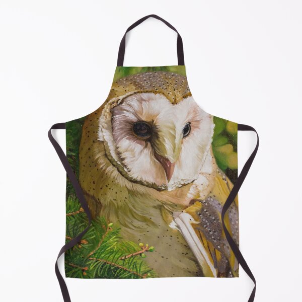 Item preview, Oil painting barn owl designed and sold by Yue Zeng Art Studio.