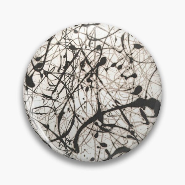 Item preview, Abstract Jackson Pollock Painting Original Art ,artwork by Jackson Pollock, red, yellow, blue, black designed and sold by Amy-Hamilton.