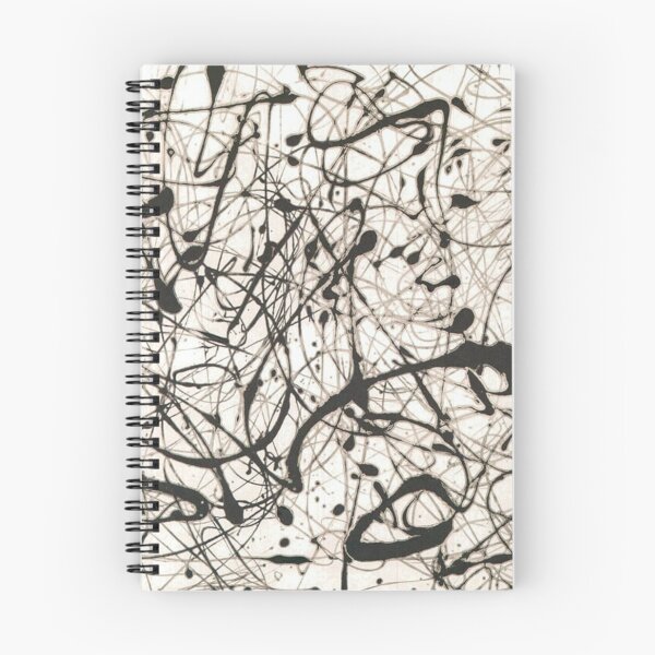 Item preview, Abstract Jackson Pollock Painting Original Art ,artwork by Jackson Pollock, red, yellow, blue, black designed and sold by Amy-Hamilton.