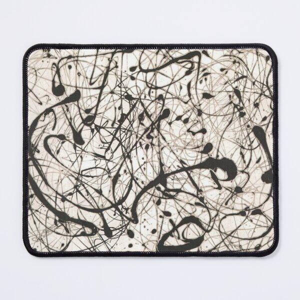 Item preview, Abstract Jackson Pollock Painting Original Art ,artwork by Jackson Pollock, red, yellow, blue, black designed and sold by Amy-Hamilton.