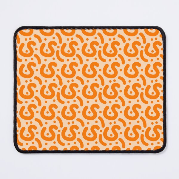 Item preview, Retro Funk Doodles: Vibrant Orange Pattern designed and sold by Vnouk.