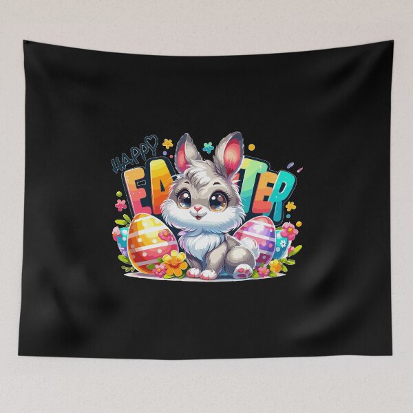 Item preview, Happy Easter - Easter Bunny Illustration designed and sold by MrERNST.