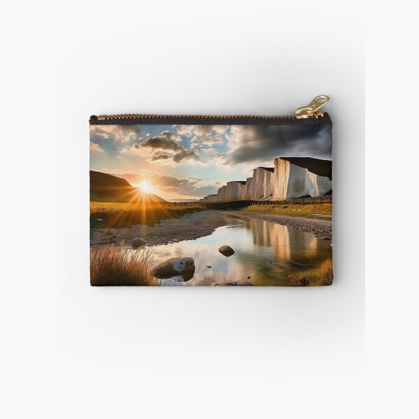 Item preview, The UK Seven Sisters cliffs at sunrise landscape - Landscape photography designed and sold by TheArtistOf2022.