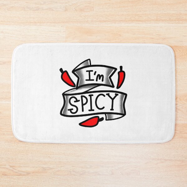 Item preview, Flash Tattoo I'm spicy with red chilli peppers designed and sold by jazzydevil.