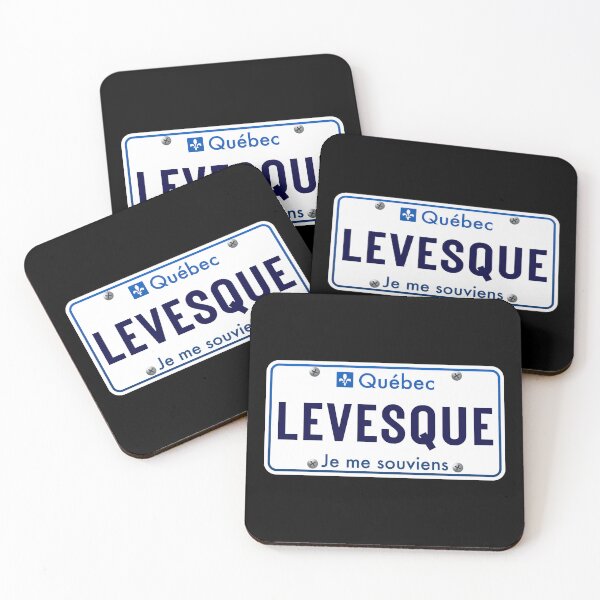 Item preview,  René Lévesque Quebec License Plate Je Me Souviens designed and sold by Quebec-Shop.