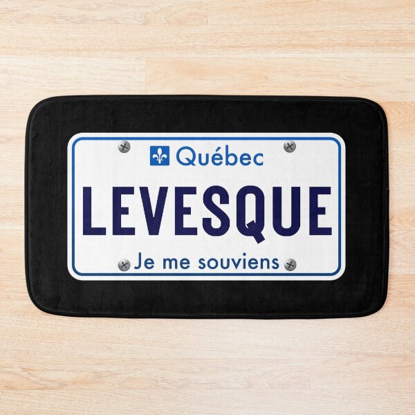 Item preview,  René Lévesque Quebec License Plate Je Me Souviens designed and sold by Quebec-Shop.