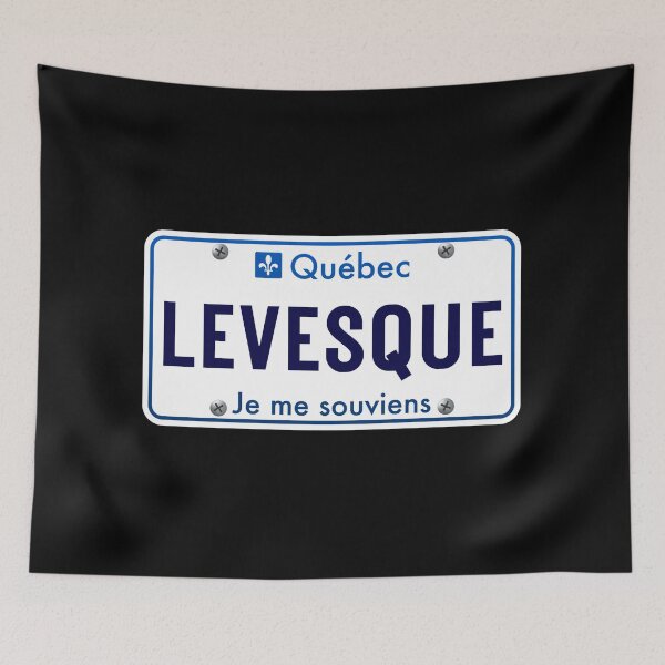 Item preview,  René Lévesque Quebec License Plate Je Me Souviens designed and sold by Quebec-Shop.