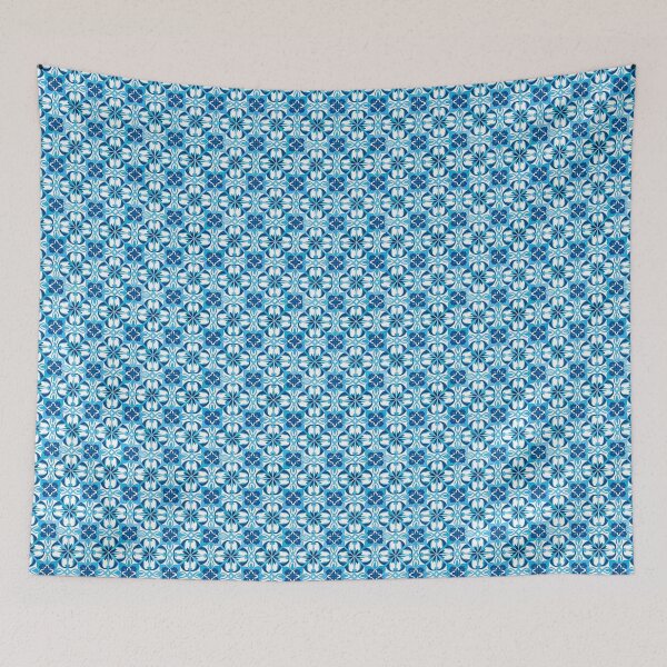 Item preview, Blue mosaic pattern like the Alhambra designed and sold by TheMoxieHouse.