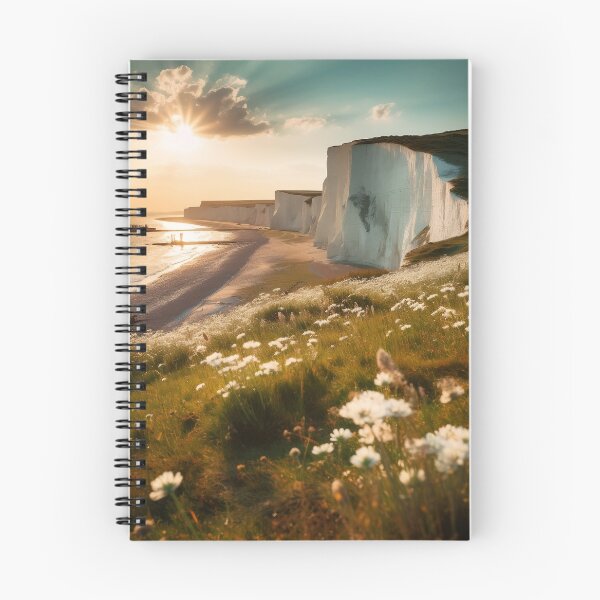 Item preview, The UK Seven Sisters cliffs at sunrise landscape - Landscape photography designed and sold by TheArtistOf2022.