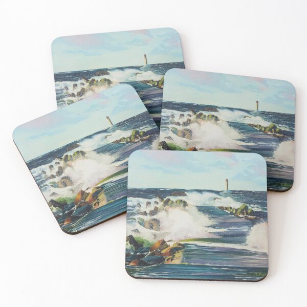 Item preview, Lighthouse seascape oil painting designed and sold by Yue Zeng Art Studio.