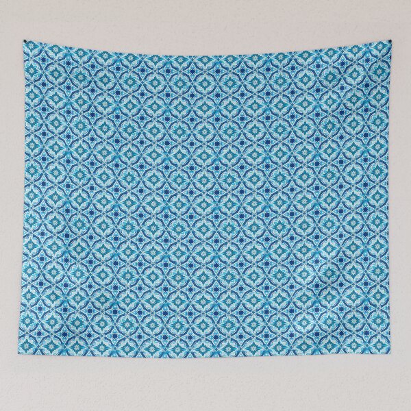 Artikelvorschau, Blaues Mosaikmuster wie die Alhambra entworfen und verkauft von TheMoxieHouse.