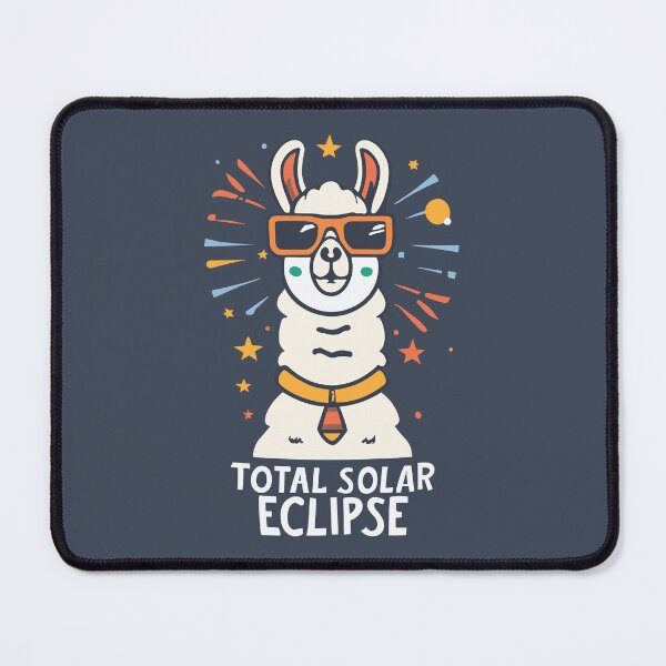 Item preview, Total Solar Eclipse Llama Style designed and sold by EmeraldeaArt.