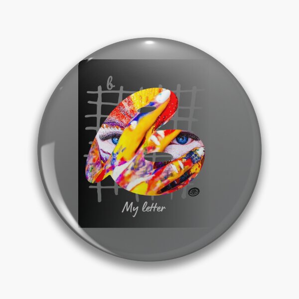 Item preview, my letter,B designed and sold by FrisbeeDesign.
