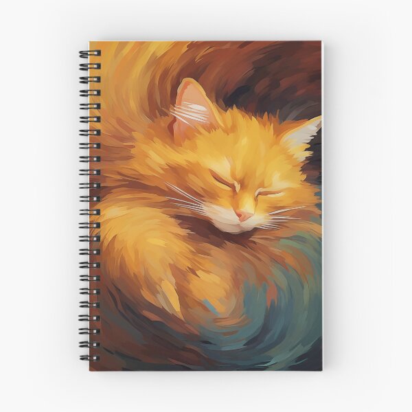 Item preview, a sleeping cat painting designed and sold by Chroma-Studio.