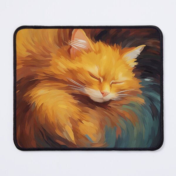 Item preview, a sleeping cat painting designed and sold by Chroma-Studio.
