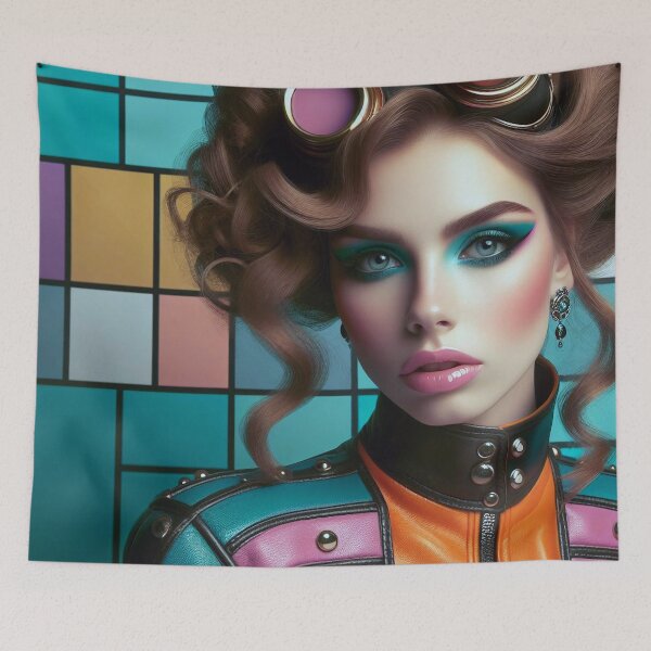 Artikelvorschau, STEAM PUNK MONDRIAN GIRL entworfen und verkauft von SCOTTYBOYART.