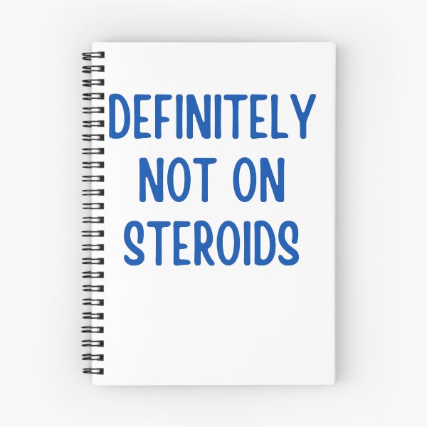 Item preview, Definitely Not On Steroids Funny Lifting Bodybuilding Meme designed and sold by ladylalitafanta.