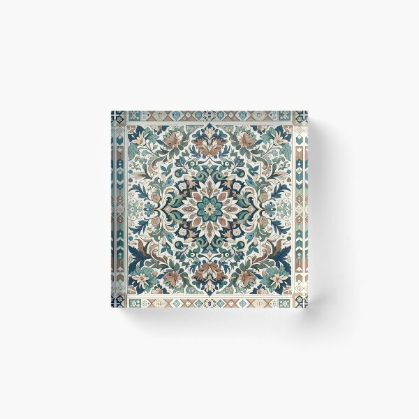 Item preview, Floral Zillij Pattern designed and sold by NeatSplash.