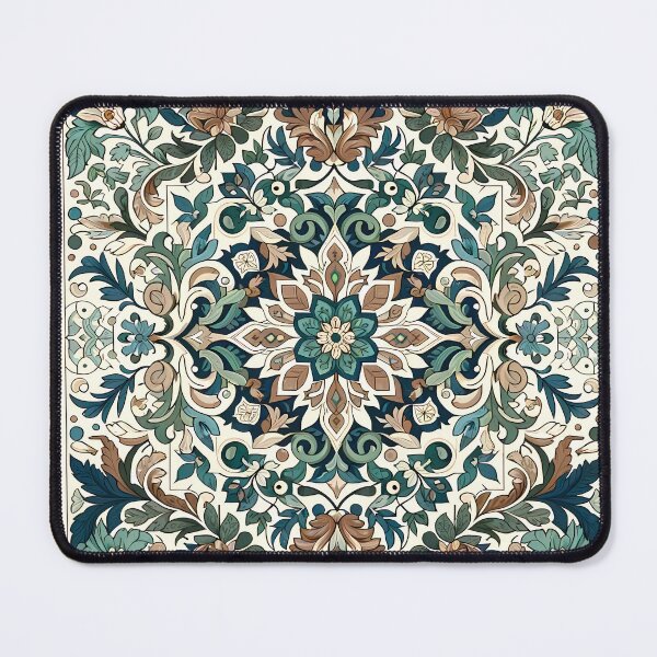 Item preview, Floral Zillij Pattern designed and sold by NeatSplash.