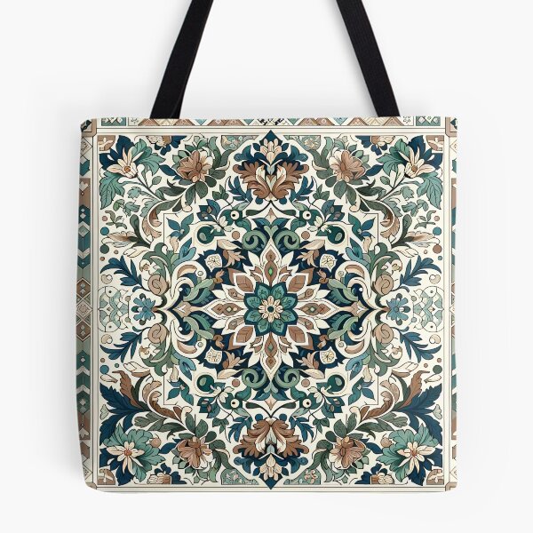Item preview, Floral Zillij Pattern designed and sold by NeatSplash.