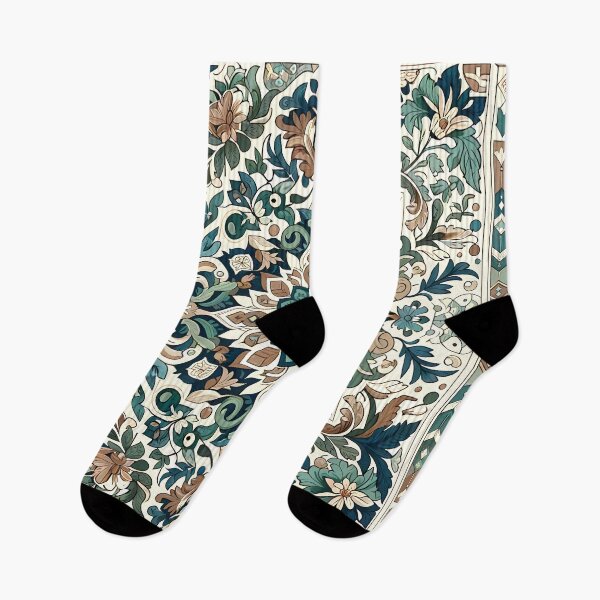Item preview, Floral Zillij Pattern designed and sold by NeatSplash.