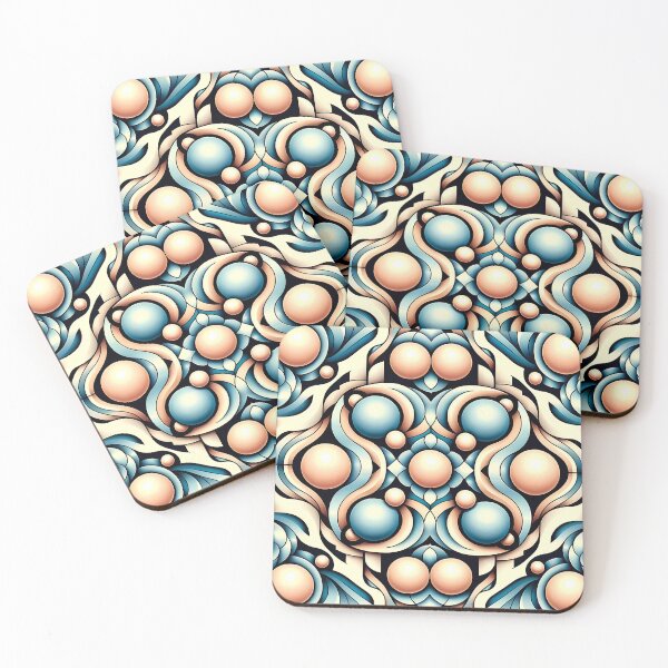 Item preview, Light Blue and Orange Orbs designed and sold by NeatSplash.