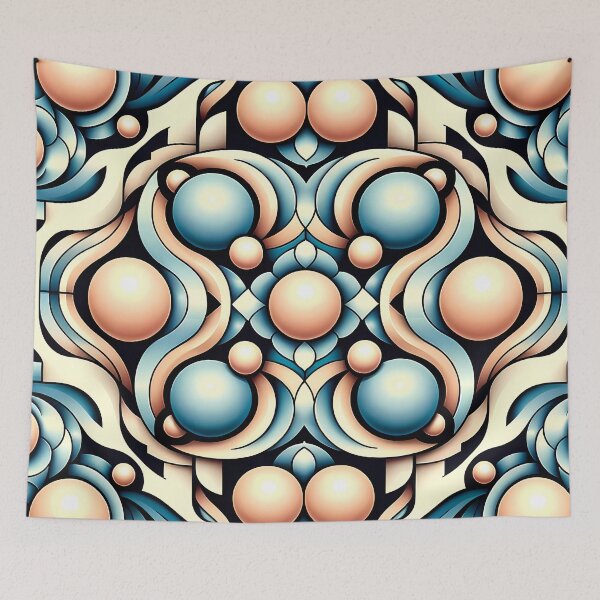 Item preview, Light Blue and Orange Orbs designed and sold by NeatSplash.