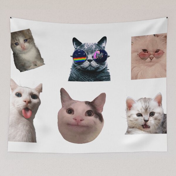 Item preview, Stickers Pack, MEME animal Pack, funny, Cat Stickers Pack designed and sold by PawsAndCoffeeCo.