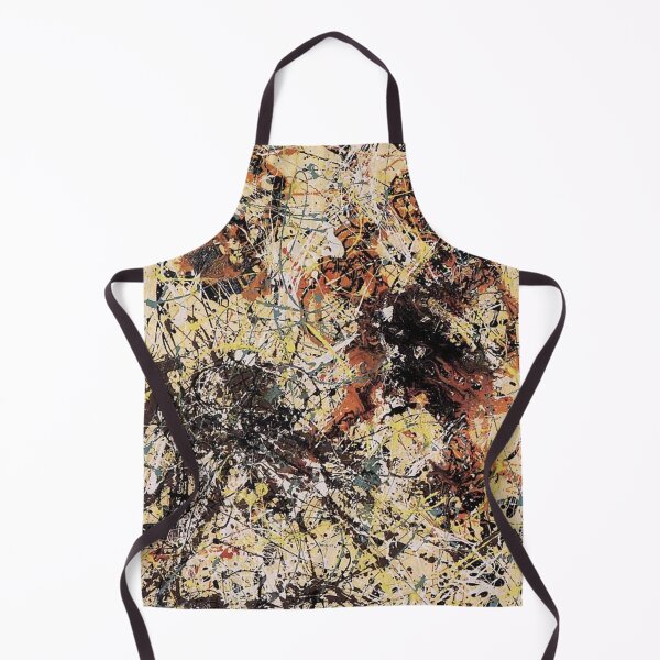 Item preview, Abstract Jackson Pollock Painting Original Art ,artwork by Jackson Pollock, red, yellow, blue, black designed and sold by Amy-Hamilton.