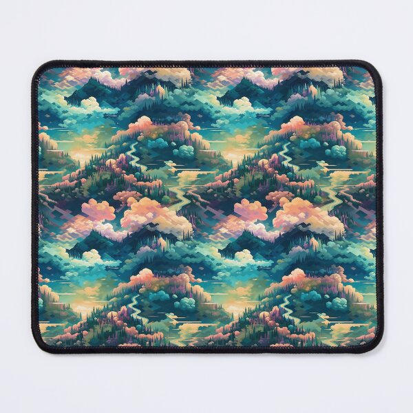 Item preview, Pixelated Dreamscape pattern designed and sold by TheMoxieHouse.