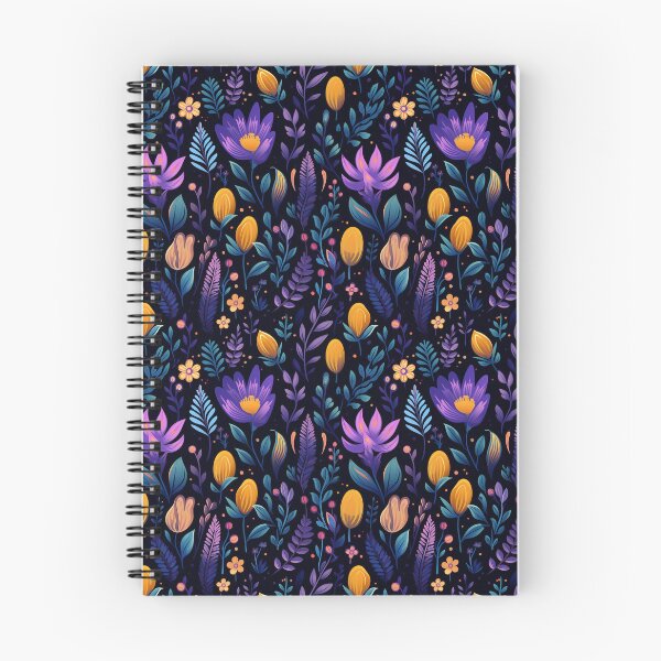 Item preview, Dark mood flower pattern designed and sold by Chroma-Studio.