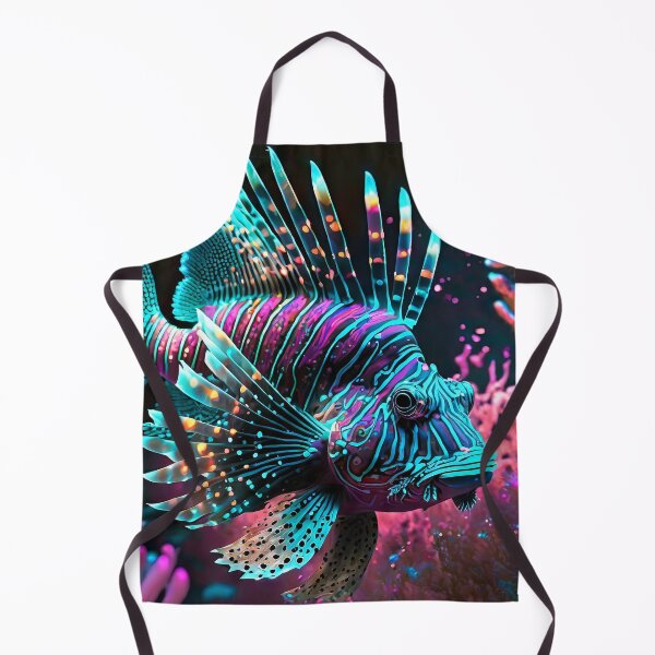 Item preview, Bioluminescent Lionfish Art designed and sold by JohnXD247.
