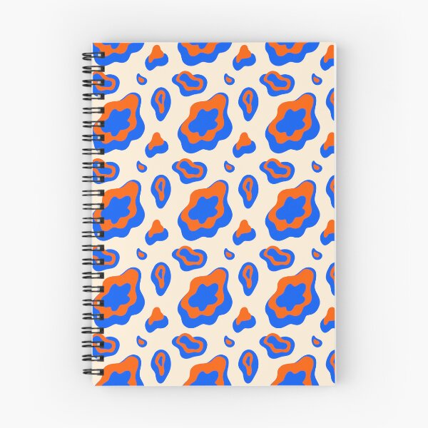 Item preview, Retro Funk Fusion: Cute Doodles in Orange and Blue designed and sold by Vnouk.