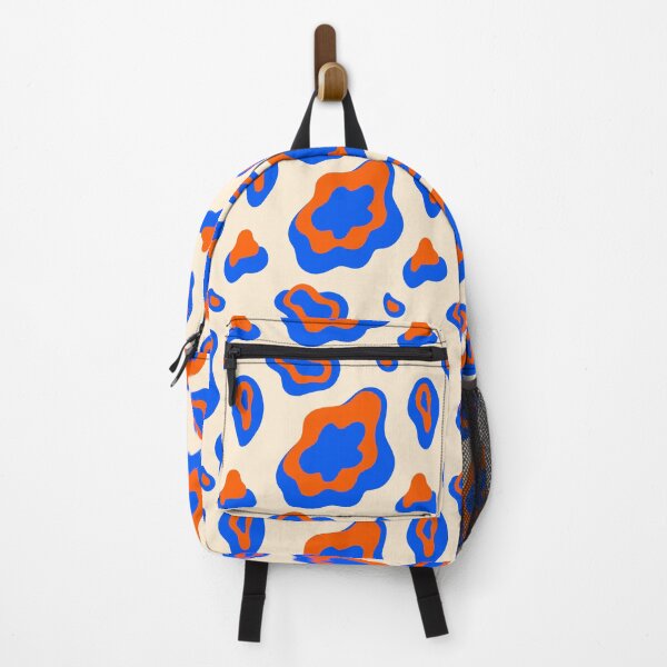 Item preview, Retro Funk Fusion: Cute Doodles in Orange and Blue designed and sold by Vnouk.