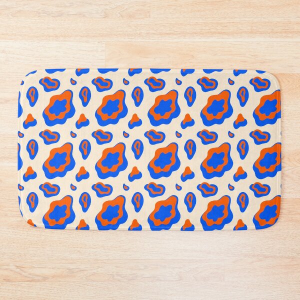 Item preview, Retro Funk Fusion: Cute Doodles in Orange and Blue designed and sold by Vnouk.