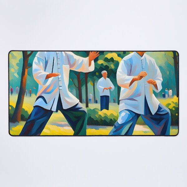 Item preview, Tai chi masters in the park  designed and sold by HofTao.