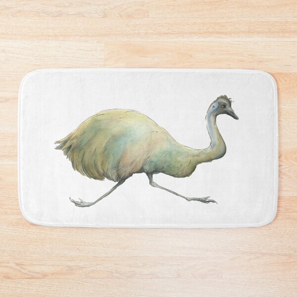 Item preview, Emu Illustration Fun Emu Australian Art Rachael Curry designed and sold by RachaelCurryArt.