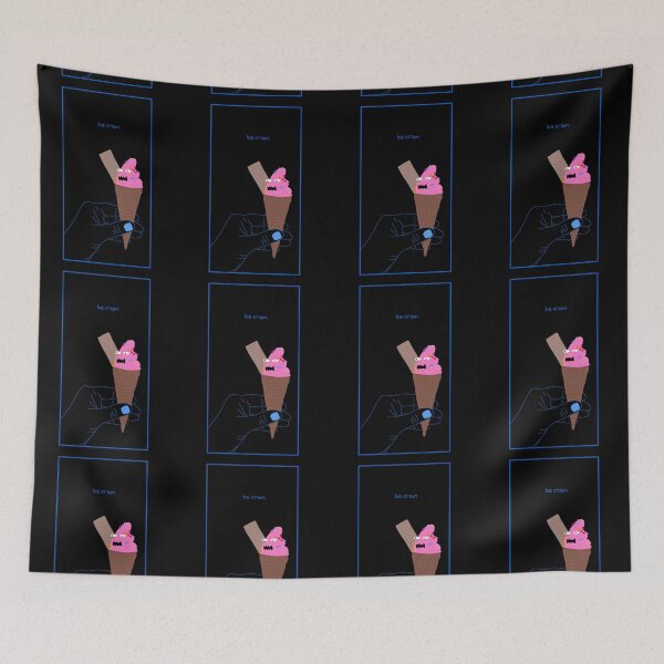 Item preview, Scream for 'Ice Cram' Pink Soft Serve Angst Artwork designed and sold by HFGjewels.