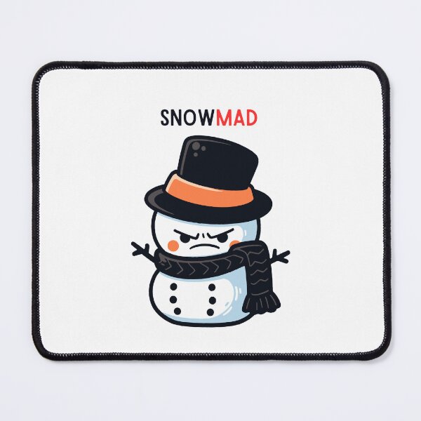 Item preview, Doodle Naughty Snowman (Snowmad) designed and sold by lululands.