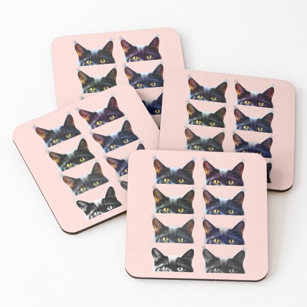 Item preview, Peeking Cat Funny Gifts For Cat Lovers 80s vintage designed and sold by MatthewViews.