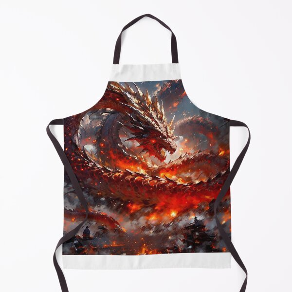 Aperçu de l'œuvre Fureur du dragon rouge créée et vendue par Aimaker.