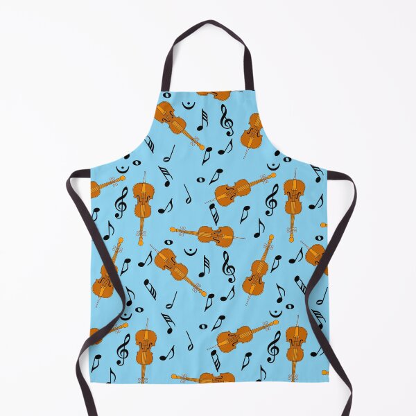Artikelvorschau, Cello Schwarz Musiknoten Muster Blau entworfen und verkauft von BartholGraphics.