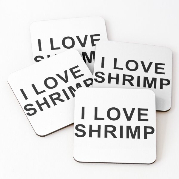 Item preview, I Love Shrimp - David Duchovny designed and sold by Melon Designs All.