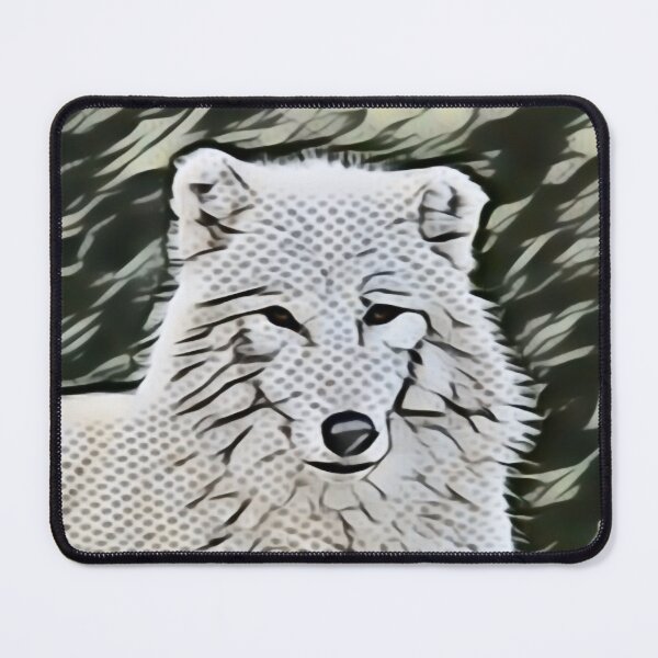 Item preview, Wolf Gaze In Pointillism designed and sold by Fearless-Fox.