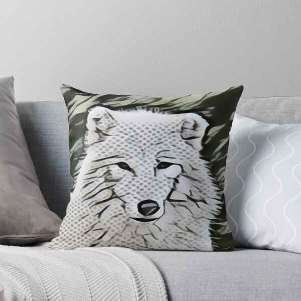 Item preview, Wolf Gaze In Pointillism designed and sold by Fearless-Fox.
