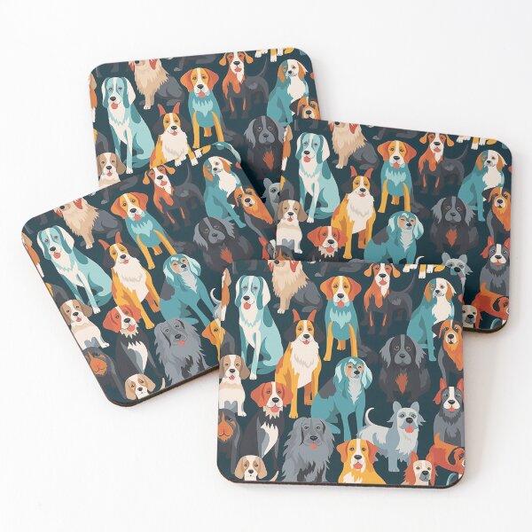 Item preview, Big Happy Dog Portraits - Pattern  designed and sold by Rustybaker28.